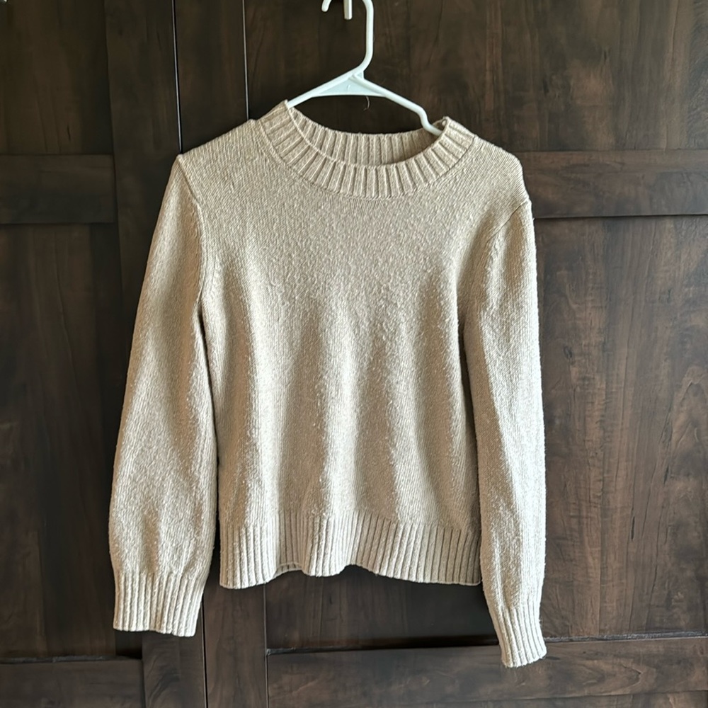 neutral sweater